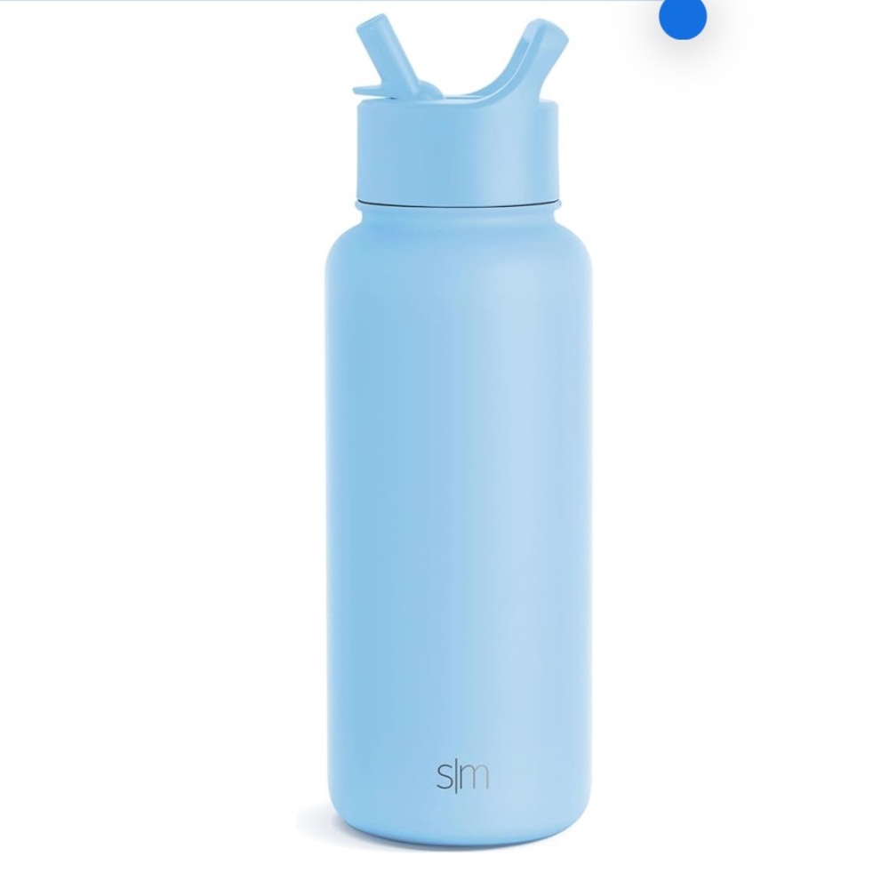 Simple Modern Light Blue Water Bottle